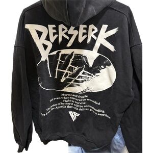Rare Sold Out Goth/Alt Retaliation Project Berserk Hoodie